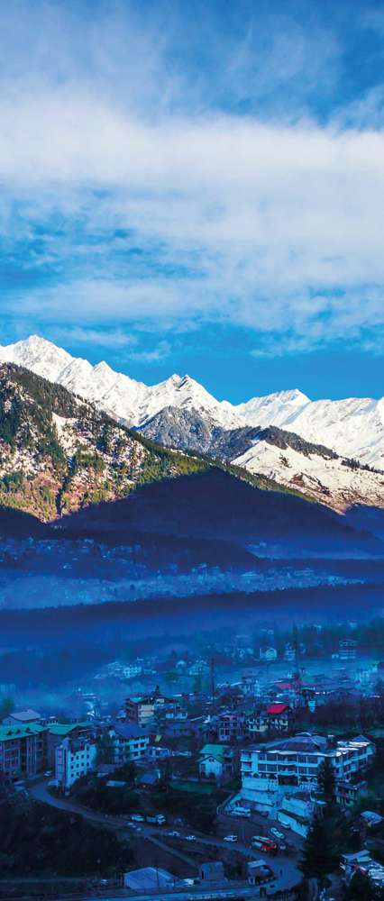 View Of Manali, Kullu Valley, India