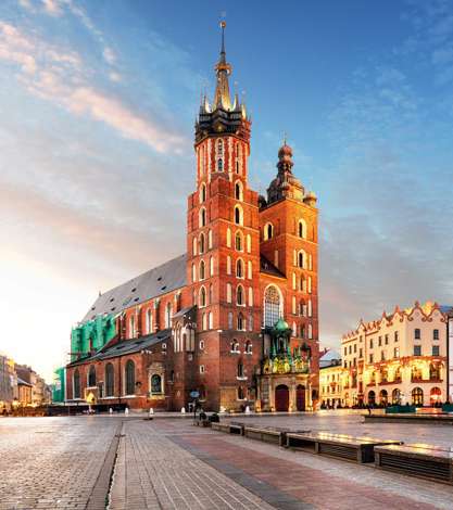 St Marys Basilica, Krakow, Poland