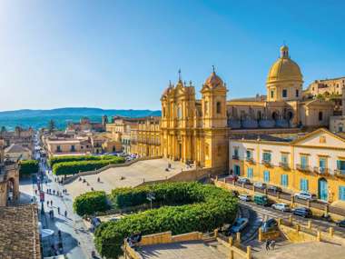 Basilica Minore Di San Nicol And Palazzo, Ducezio Noto, Sicily, Italy