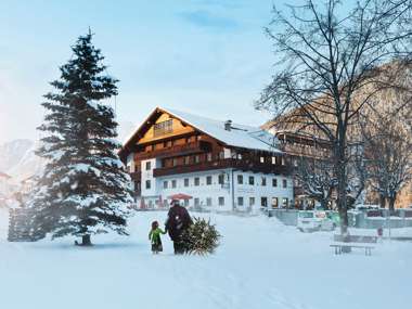 Der Stern Obsteig Hotel in Winter, Tirol, Austria