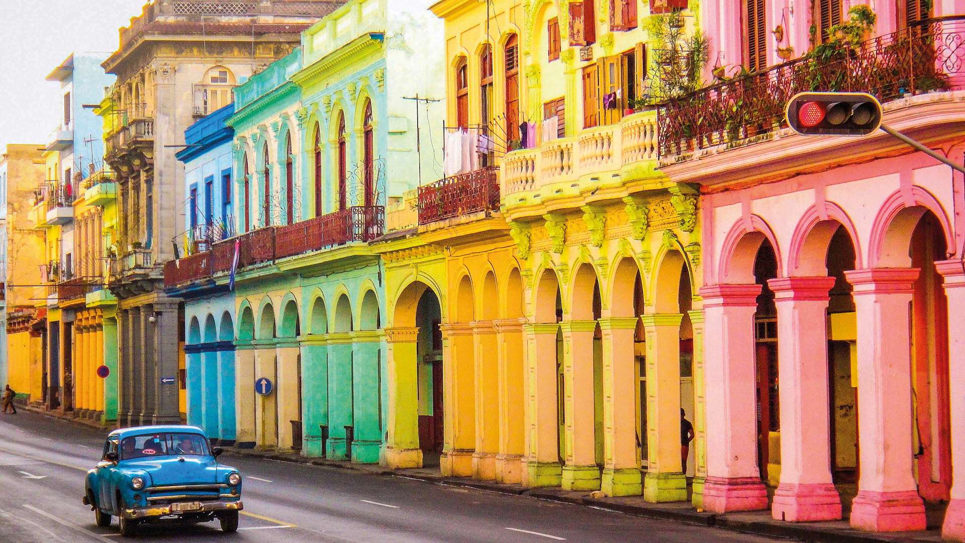 Colourful Street, Havana, Cuba