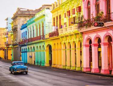 Colourful Street, Havana, Cuba