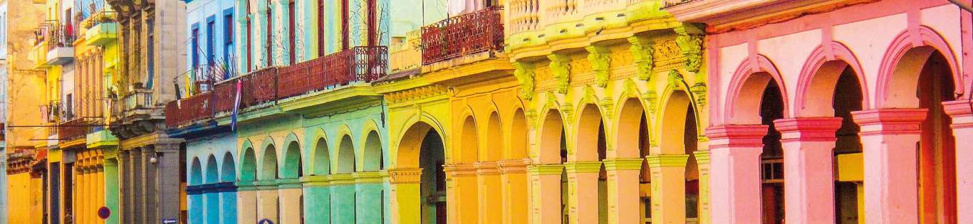 Colourful Street, Havana, Cuba