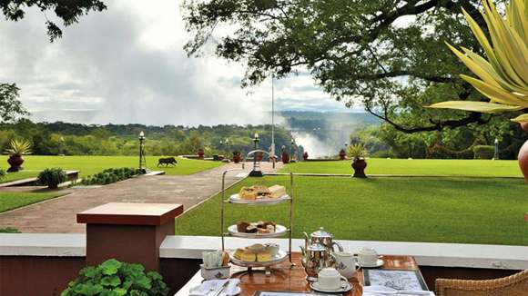 Victoria Falls Hotel, Victoria Falls, Zimbabwe, Gardens