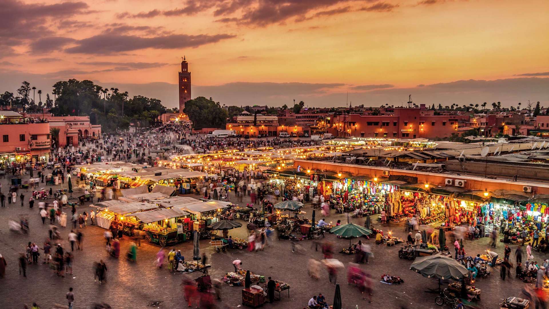 Jamaa El Fna Market Square, Marrakech, Morocco