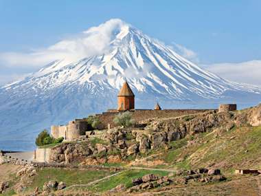 Khor Virap Medieval Monastery In The Kotayk Province,  Armenia