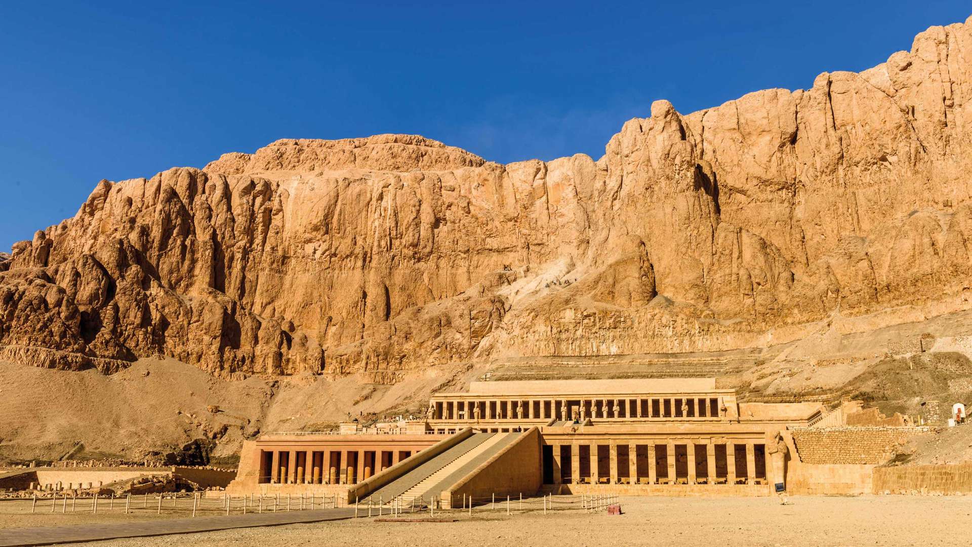 Queen Hatshepsut's Temple, Egypt, Part Of The Theban Necropolis