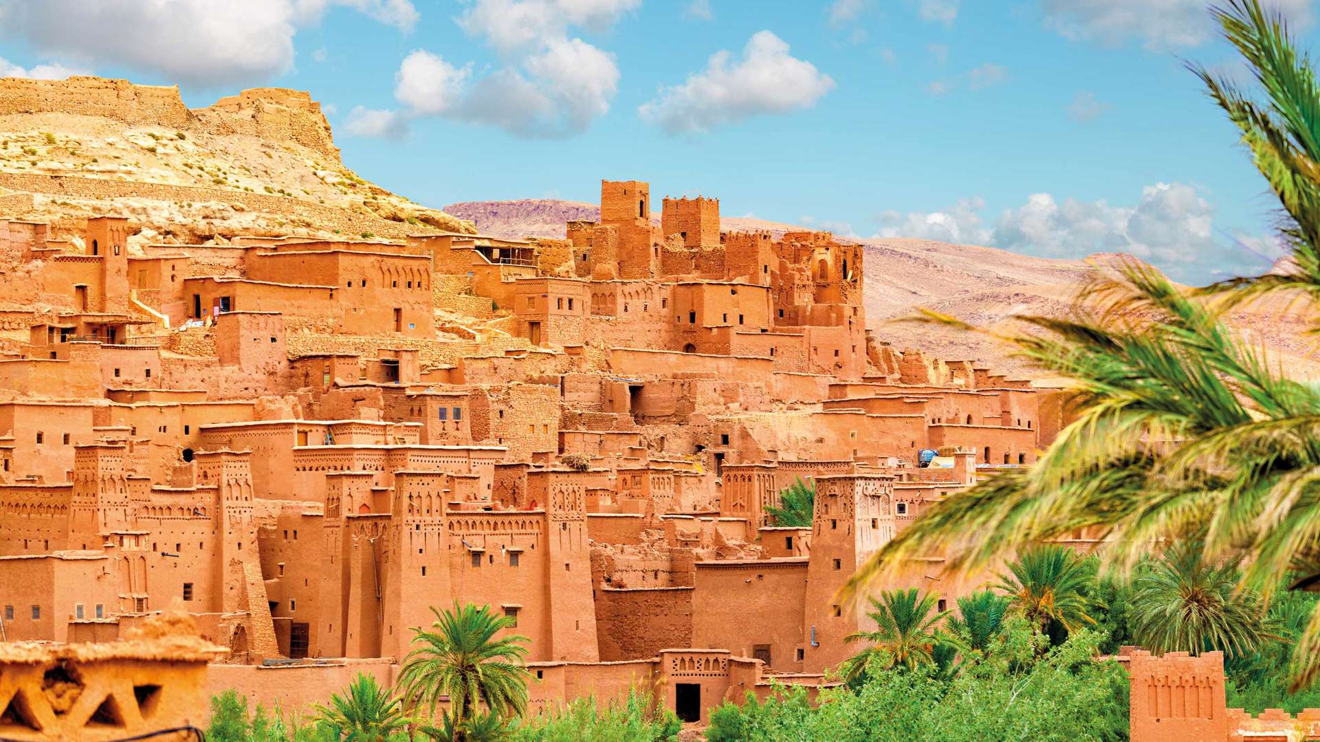 Kasbah Ait Ben Haddou In The Atlas Mountains Morocco