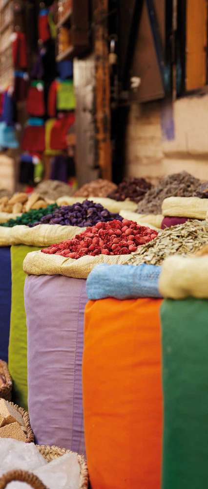 Spices, Souks, Marrakech, Morocco