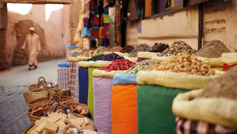 Spices, Souks, Marrakech, Morocco