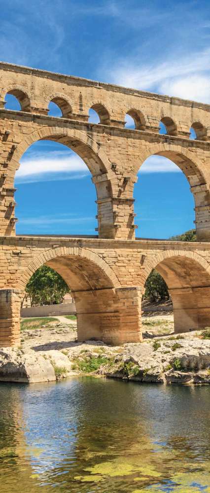 Pont Du Gard France, Nimes, Provence, France 