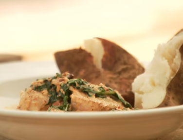 Pork medallions with rum cream