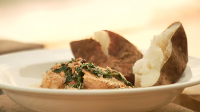 Pork medallions with rum cream