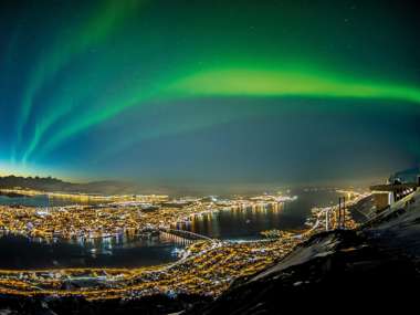 Nothern Lights Aurora Borealis, Tromso, Norway