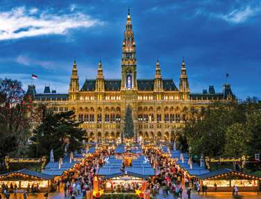 Christmas Market, Vienna, Austria