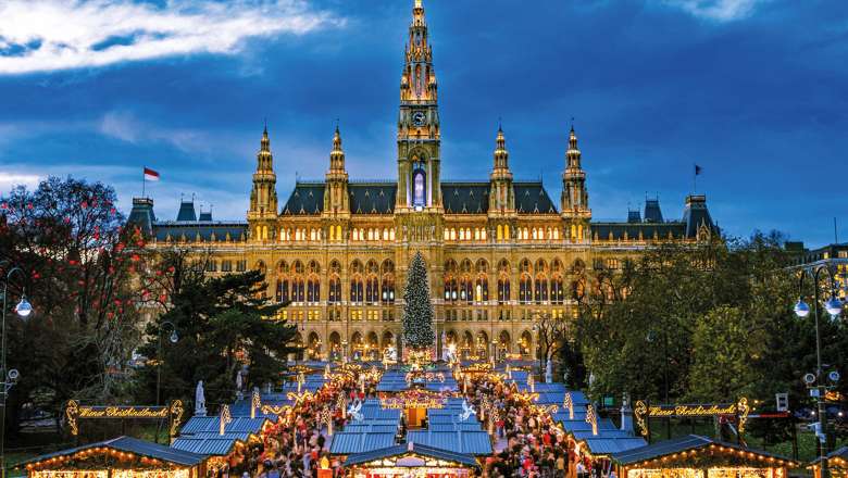 Christmas Market, Vienna, Austria