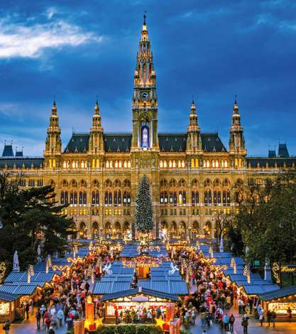 Christmas Market, Vienna, Austria