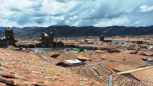 Rooftops, San Blas, Cuzco, Peru, Excursion