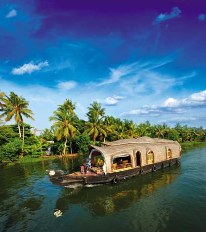 Houseboat, Kerala, India